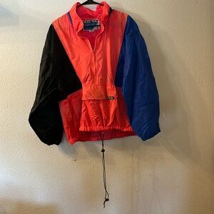 Pacific Trail Active windbreaker with roll up hood size medium